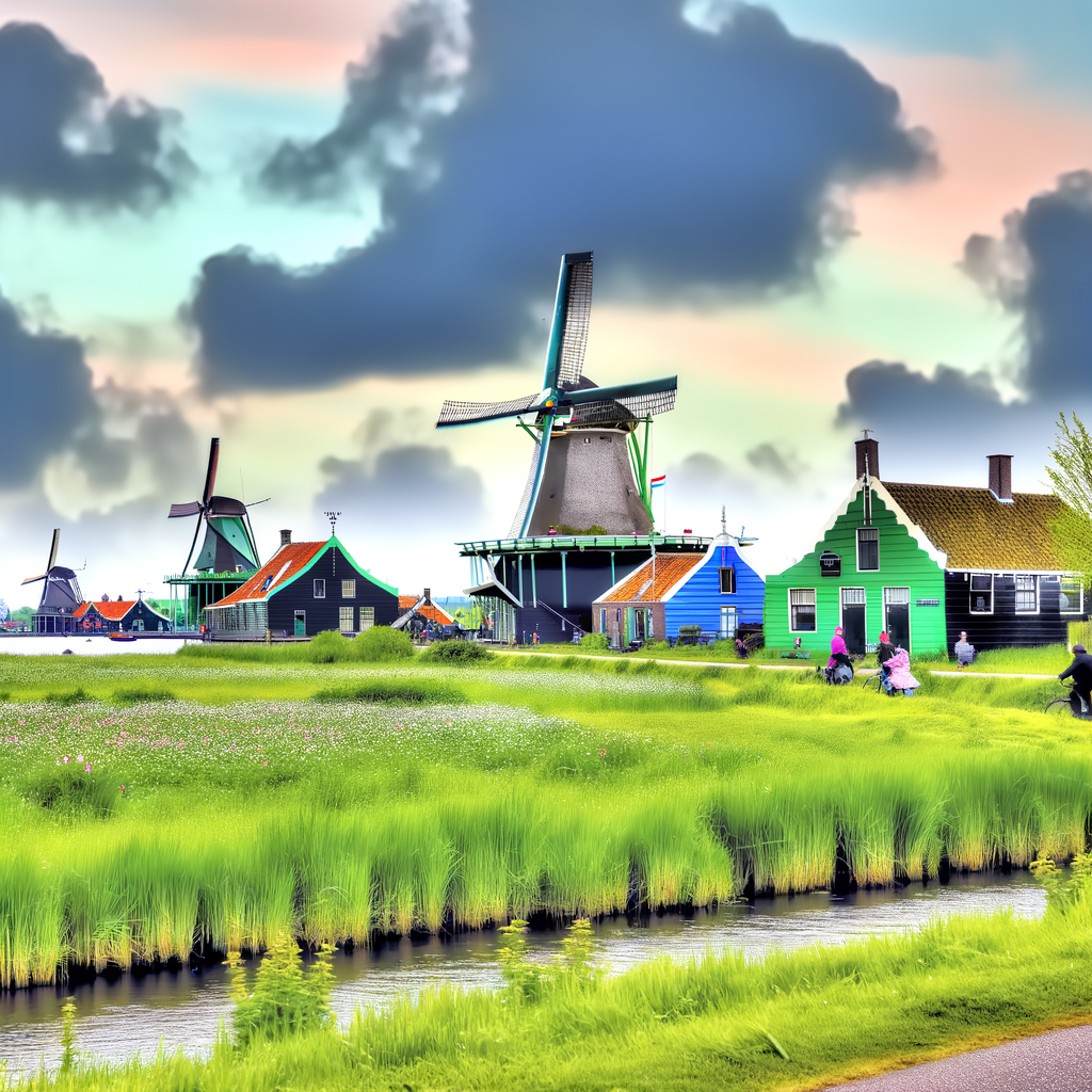 Explorando a Holanda: A Magia de Zaanse Schans