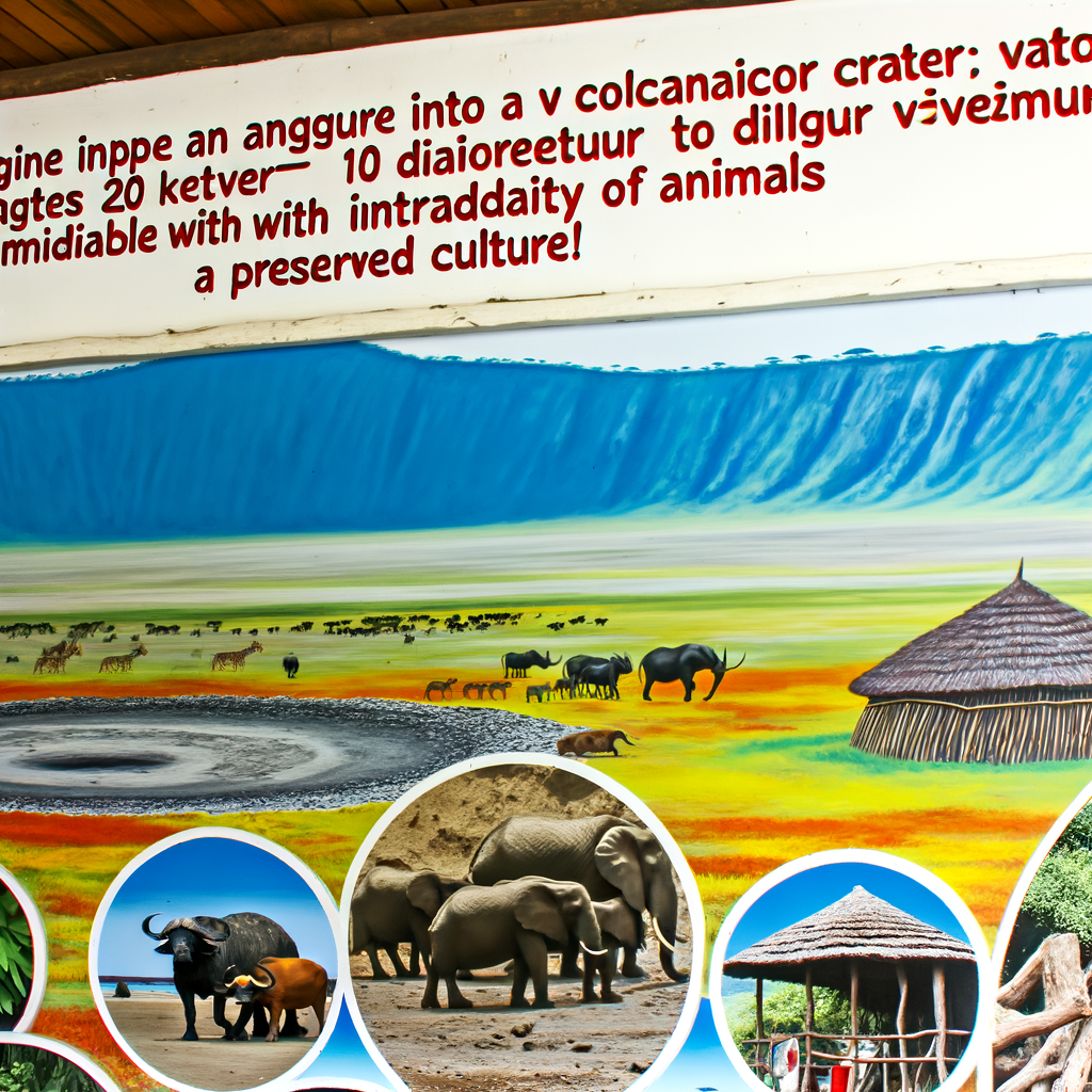 Explorando a incrível Tanzânia e sua atração turística, a cratera de Ngorongoro