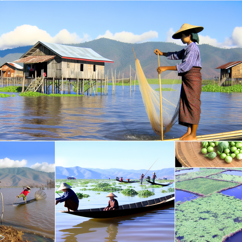 Explorando o Lago Inle em Mianmar